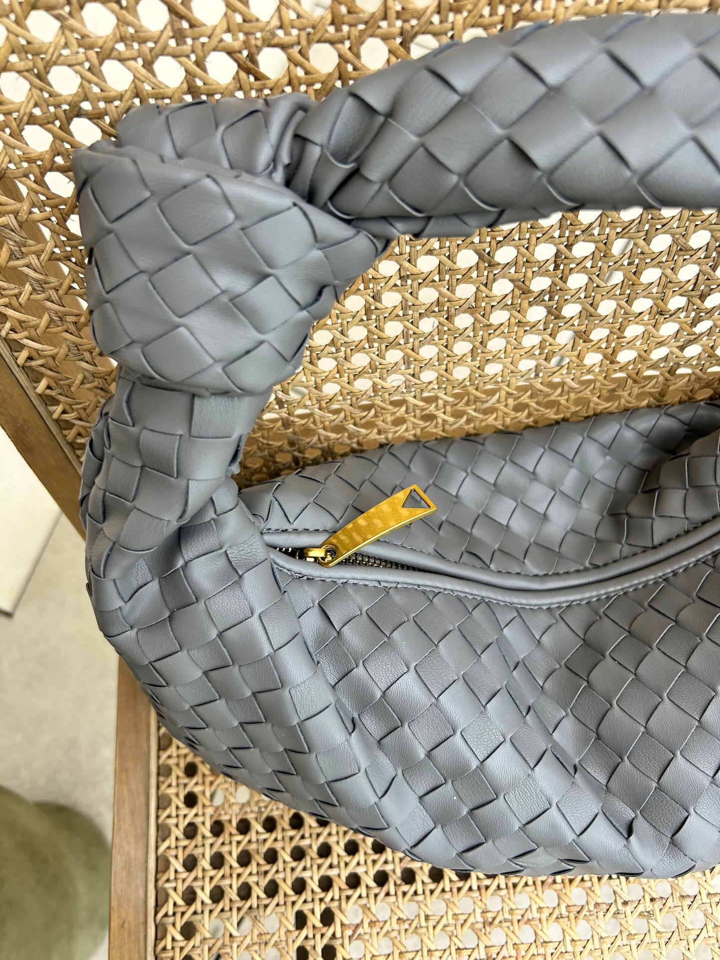 timeless grey handbag everyday styling