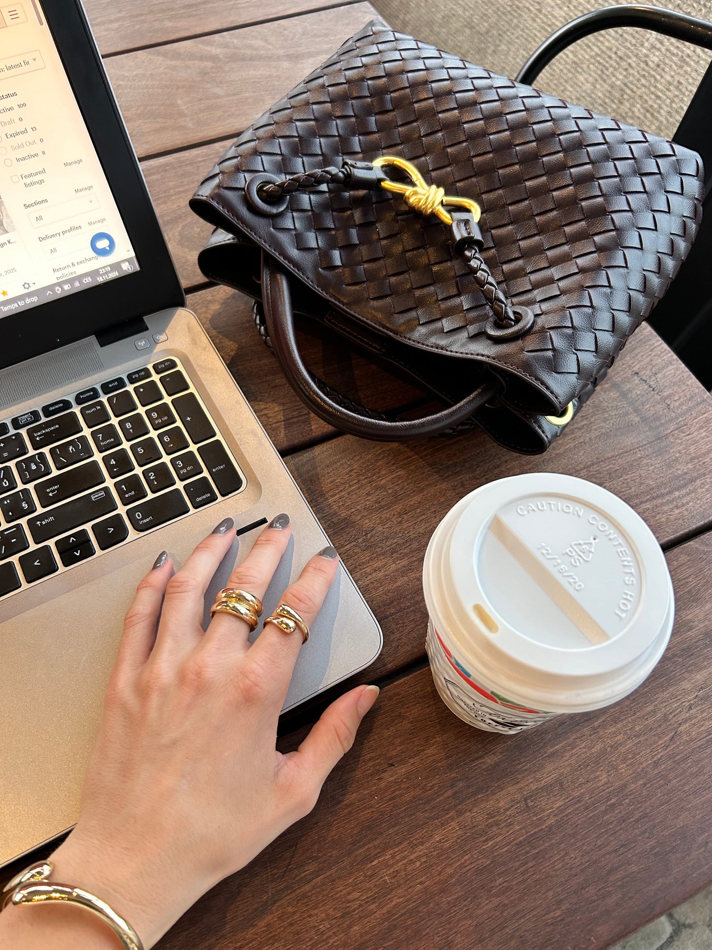 Durable Woven Crossbody Bag for Daily Wear