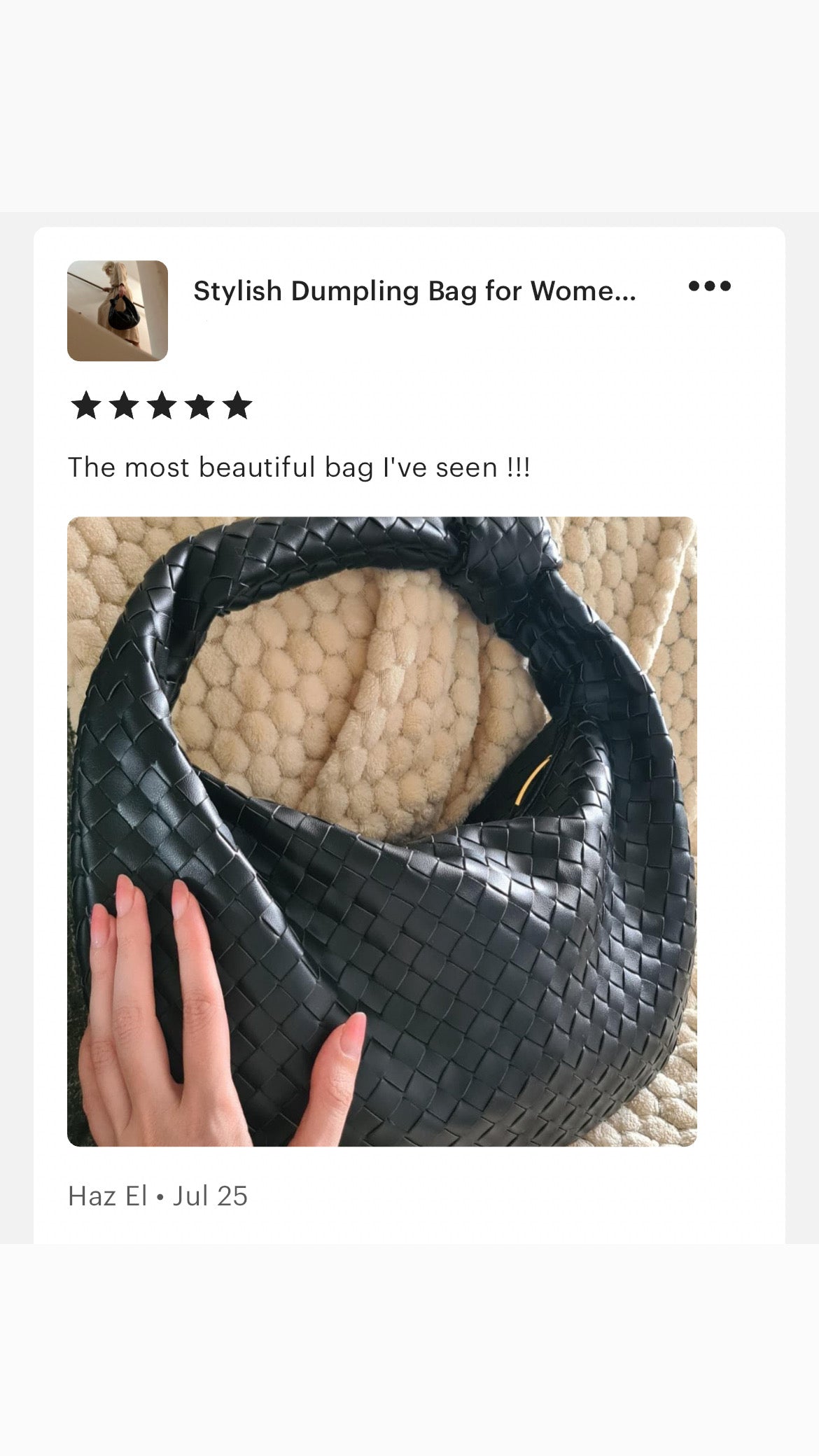 Everyday Woven Bag with Knot Detail Braid Clutch