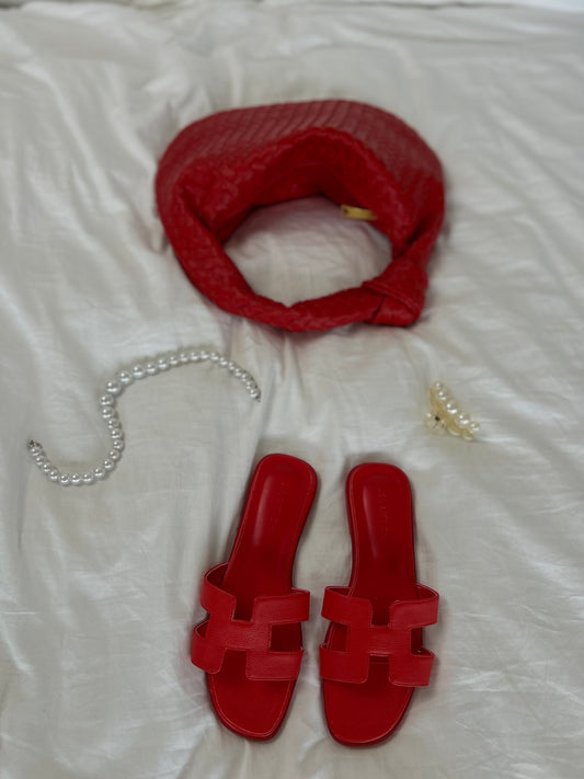 Step into confidence with The Scarlet Luxe Flats – a power move in shoe form. Designed for the modern muse, these elegant red flats fuse chic sophistication with everyday comfort, giving you that luxe look without the heels (or the guilt).

Crafted from soft, high-quality vegan-friendly materials, they’re gentle on your feet and the planet. The sleek pointed toe and clean minimalist design add an elevated touch to any outfit – from workwear to weekend fits.